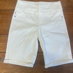 Vintage Y2K Rock & Republic Denim Rx Fever Bermuda White Jeans Shorts 8